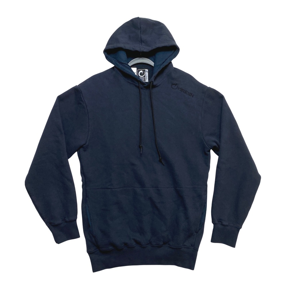 Origin Hoodie Mens Medium Navy Blue The 100 Kilo Heavyweight Pullover USA Made